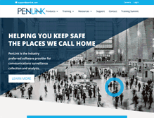 Tablet Screenshot of penlink.com
